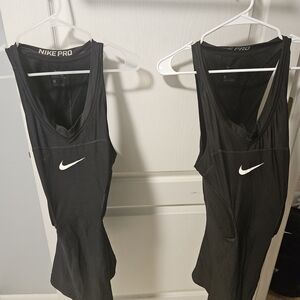 Nike Pro Black Sleeveless Tops